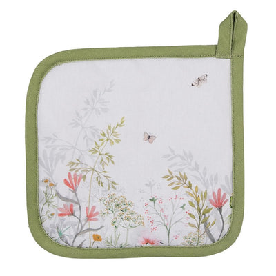 Clayre eef agarradera flores 20x20cm