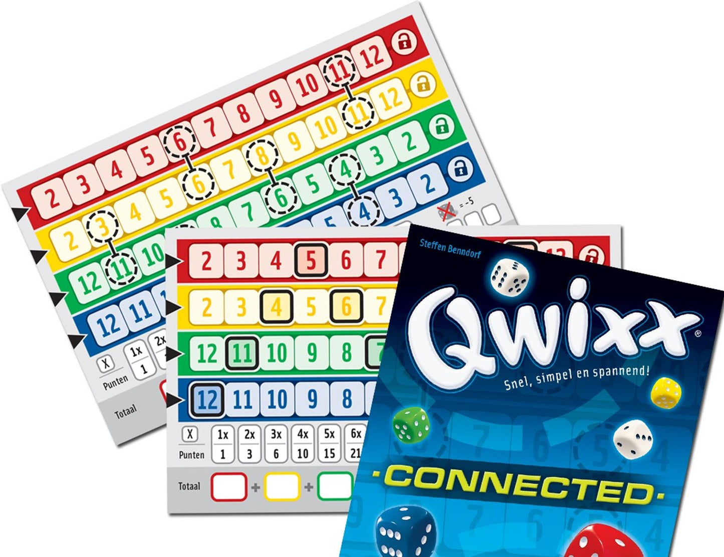 Giochi di Goblin bianco Qwixx Espansione connessa