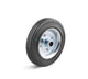 Los wiel rubber ø100 stalen kern