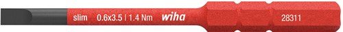 Wiha 283110035 punta slimbit elettrica testa scanalata 3,5 mm x 75 mm - 41159