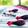 Wiha 302020 schroevendraaier softfinish sleufkop met ronde kling voor diepliggende schroeven 2.0 mm x 65 mm - 00684