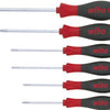 Wiha 362trk6 schroevendraaierset softfinish torx® tamper resistant (met boring) 6-delig - 24506