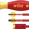 Wiha 41478 | set di coppia adattatore easytorque elettrico | con supporto slimvario® e slimbits sl pz | 4 pezzi - 41478