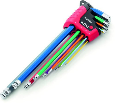 Wiha 43849 | L-key set in ergostar holder | hexagonal ball head | 10-piece - 43849