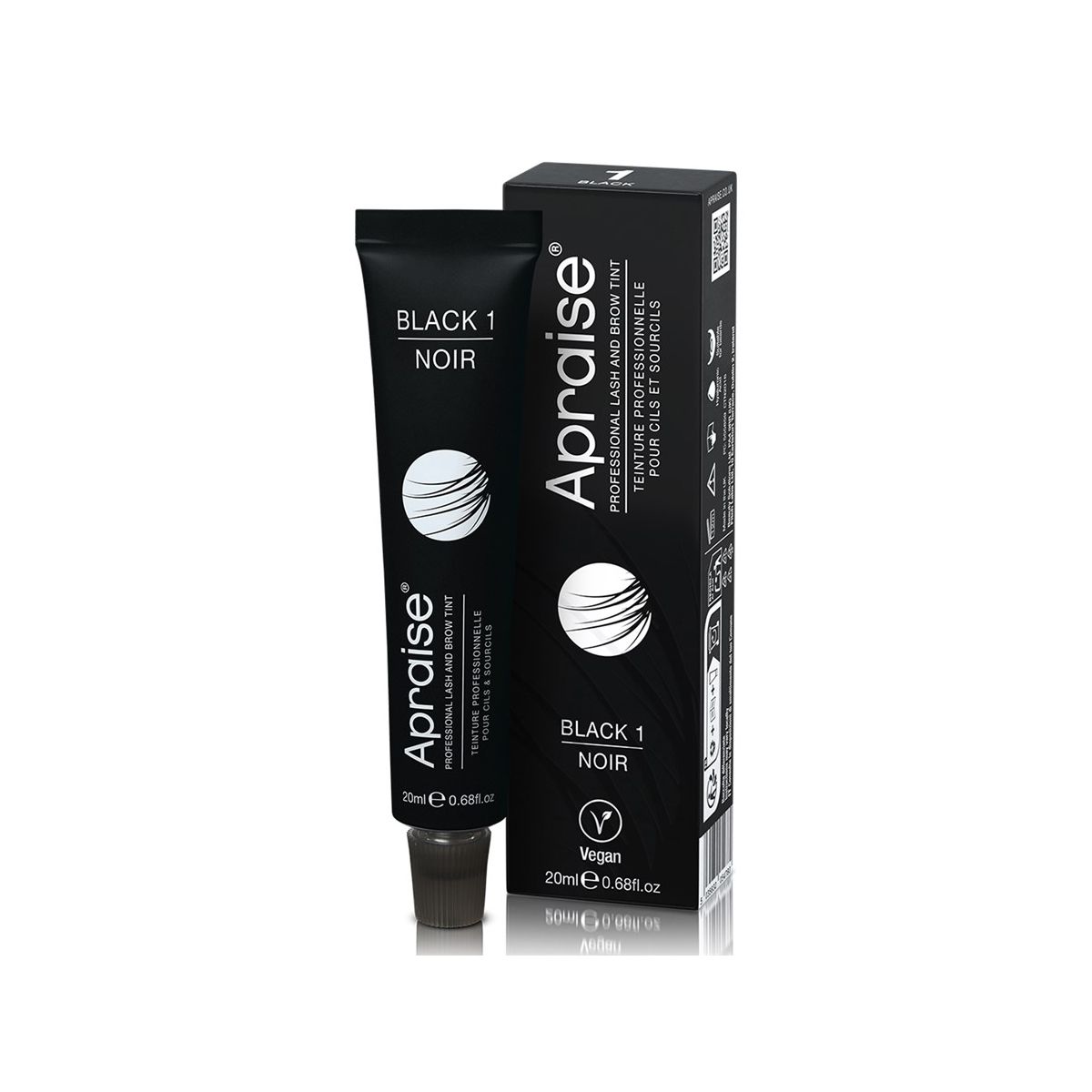 Aprire la vernice per ciglia nere n. 1