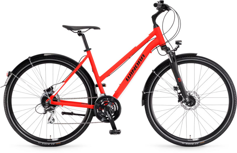 Winora domingo 24 sport 28 inch 48 cm dames 24v rood
