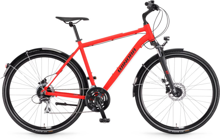 Winora Domingo 24 Sport 28 pulgadas 48 cm Hombres de 24v rojo