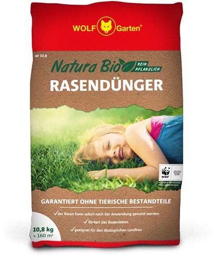 Wolf garten natura bio gazonmest 160m2 nr 10,8 - 3852540
