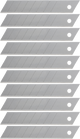 Coltelli a scatto Wolfcraft | 18 mm | 8 segmenti | 10 pezzi - 4303000