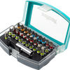 Scatola portapunte Wolfcraft | traversa a fessura | ph pz | torx® | brugola | 32 pezzi | 1 set - 2975000