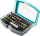 Wolfcraft - bitset 32 delig incl. bithouder - ph - pz - torx - inbus - sleufkop en kruiskop - complete bit set - 2975000