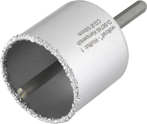 Wolfcraft Wolfcraft holbooorkroon con disumani 68 mm grigio