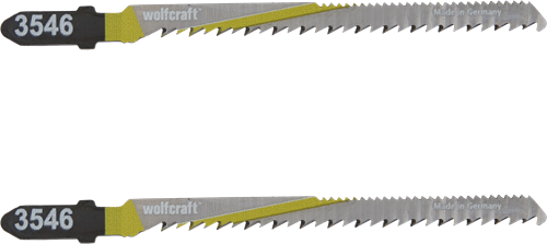 Wolfcraft decoupeerzaagblad | hcs | l=100mm | t-schaft | 2 stuks - 3546000
