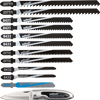 Set di lame per seghetto alternativo Wolfcraft | 12 pezzi | t-schaft | 1 set - 2377000
