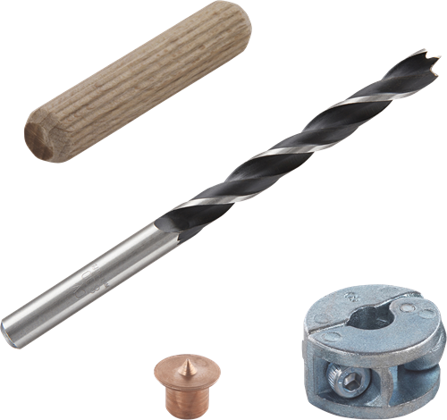 Wolfcraft - deuvelset 28 delig - 8mm deuvel - 2917000