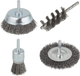 Cepillo de alambre de Wolfcraft Wolfcraft con eje redondo de 4 piezas 2133000
