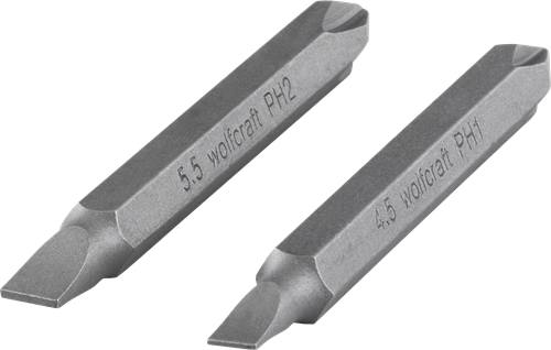 Doppi pezzi Wolfcraft | solido | slot ph | l65mm | 2 pezzi - 2407000