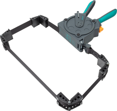 Wolfcraft eénhand-bandspanner | met 4 wangen | 5m | 1 stuk - 3681000