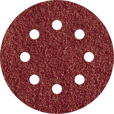 Discos de lijado adhesivos Wolfcraft | k120 | perforado | ø125mm | 5 piezas - 2251000