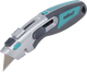 Coltello professionale doppia sicurezza Wolfcraft | con lama trapezoidale | 1 pezzo - 4106000