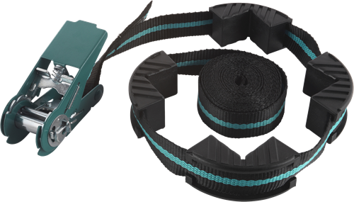 Tenditore per cinghia a cricchetto Wolfcraft | +4 guance | 180 kg | l4m | 1 pezzo - 3441000