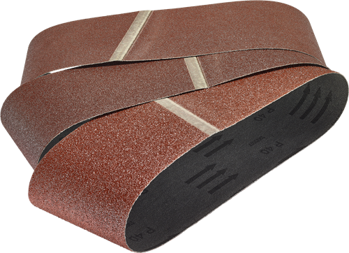 Nastri abrasivi Wolfcraft | k40, 80, 120 | 76x457mm | 5 pezzi - 8415000