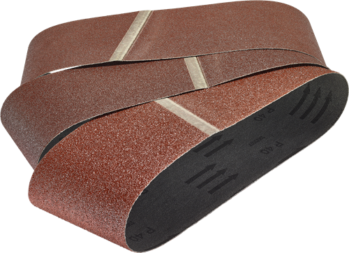 Nastri abrasivi Wolfcraft | k40, 80, 120 | 76x457mm | 5 pezzi - 8415000