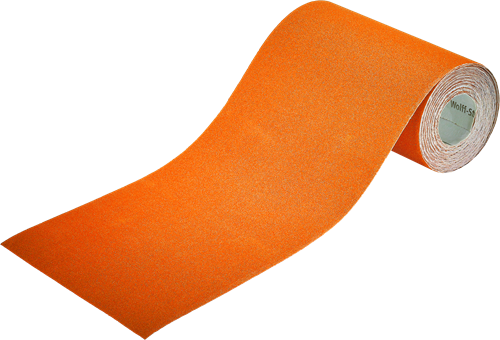 Rollo de papel de lija Wolfcraft | para madera metal | 5m x 115mm | grano 240 | 1 pieza - 1776000