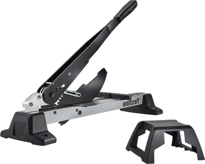 Wolfcraft - laminaatsnijder - vlc 1000 - tot 14 mm dik laminaat - pvc vinyl laminaatknipper - 10 jaar garantie - 6940000