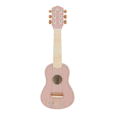 Pequeña guitarra holandesa de madera - rosa FSC - safari friends