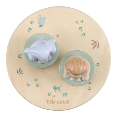 Little Dutch Safari Friends wooden music box FSC