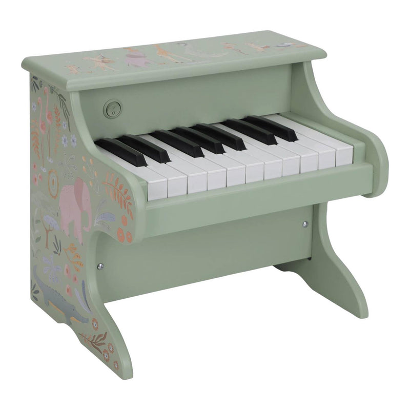 Piccolo pianoforte safari olandese in legno verde