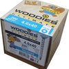 Tornillos Woodies woodies ultimate 4.0x 40 cabeza avellanada T-20 galvanizado rosca completa - 61540373 - 61540373