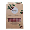 Wow cuscino con noccioli di ciliegia 20x30 cm rosso-bianco