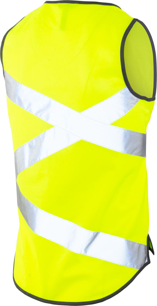 Wowow riflettievest crossroad giacca size l geel