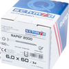 Schmid schrauben rapid2000 tx-schroef 6,0x60 100 vz - wskk8006060