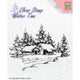 Nellie's choice • winter time clear stempels wintery house