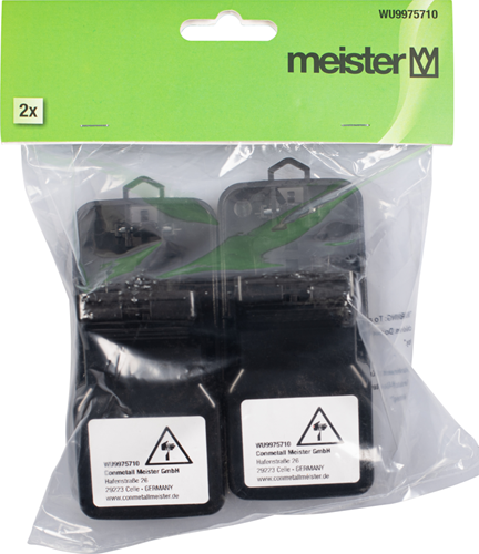 Trappola per topi Meister plastica 2pz - wu9975710