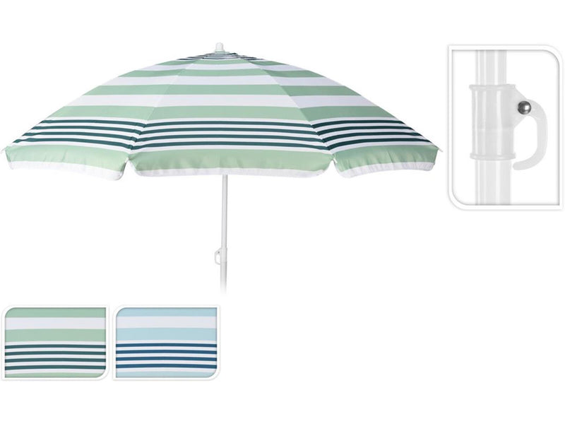 Pro garden strandparasol ø180cm streep