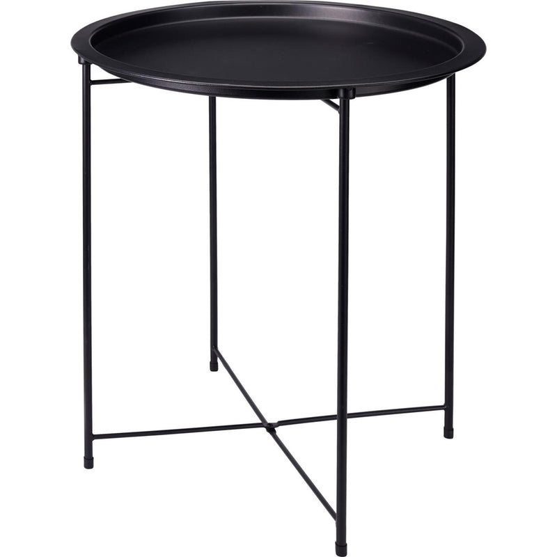 Tavolino da salotto nero ø47xh50cm