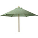 Ombrellone da giardino Pro 220 cm verde