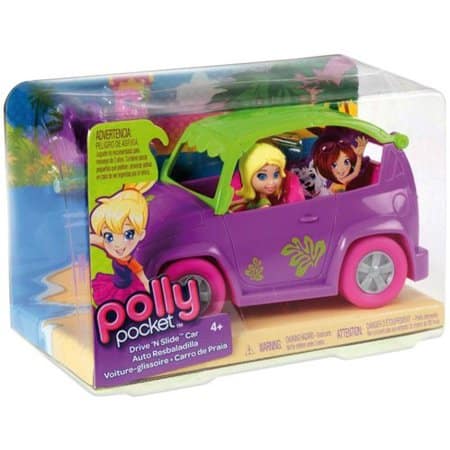 Polly Pocket Dive e Glide Auto con figura