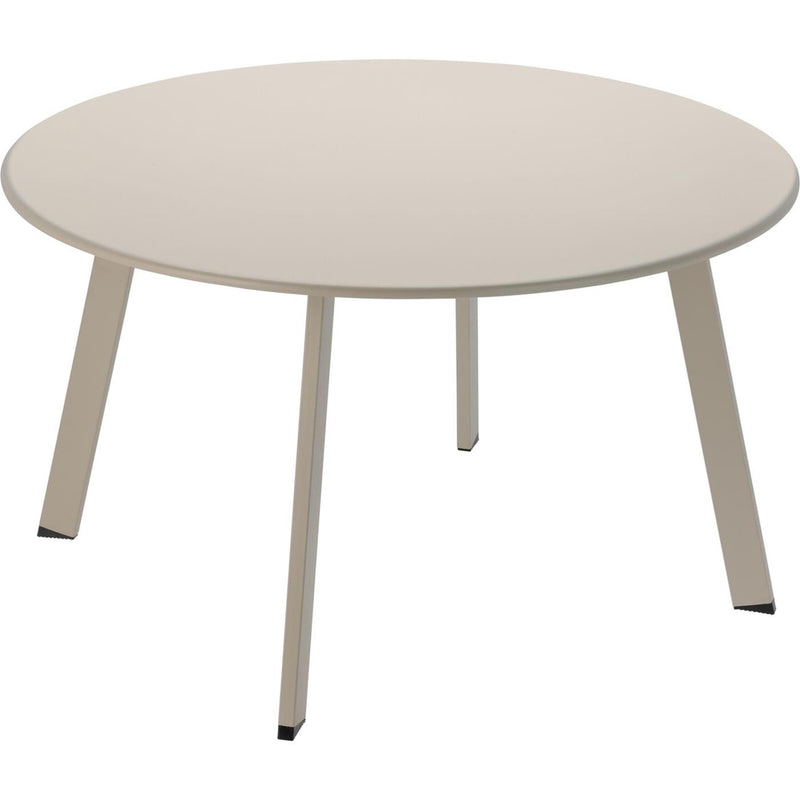 Mesa auxiliar ø70xh40cm beige mate