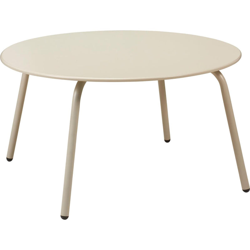 Mesa de salón beige ø70xh40cm
