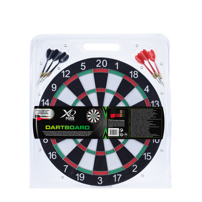 Dartboard with arrows