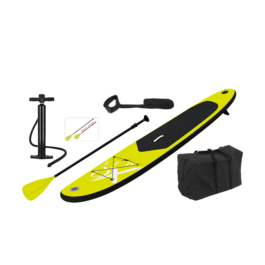 XQ MAX XQ MAX REGLIED CADLE CADLEBLABLE SFLATABILE 285 CM LIME E NERO