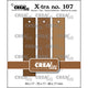 Crealies • fustelle xtra etichette diritte lisce