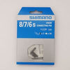 Shimano HG IG 6 7 8 Cadena 3 piezas - Negro