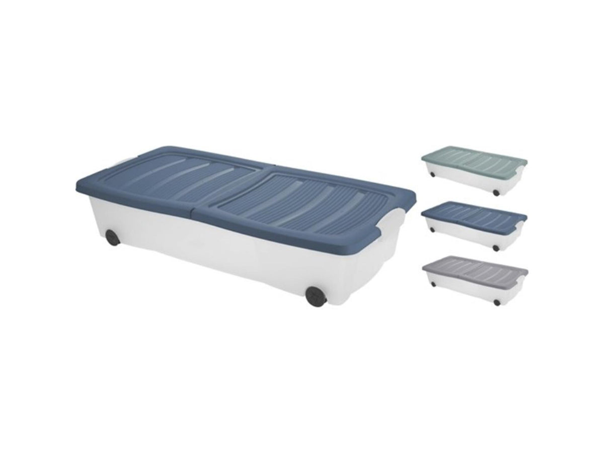 Ottimo box portaoggetti per casalinghi, su ruote, 80x40x17