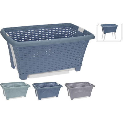 Soluzioni contenitive Portabiancheria con gambe pieghevoli 60x40cm